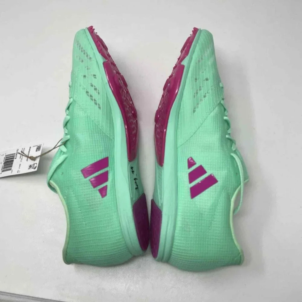 Adidas Adizero Distancestar Track Shoes Mens 11.5 GV9078 Mint Green Pink NEW - Picture 7 of 8